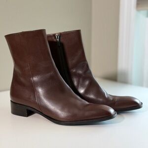 Fratelli Rossetti Chestnut Brown Ankle Luxury Boots 7.5